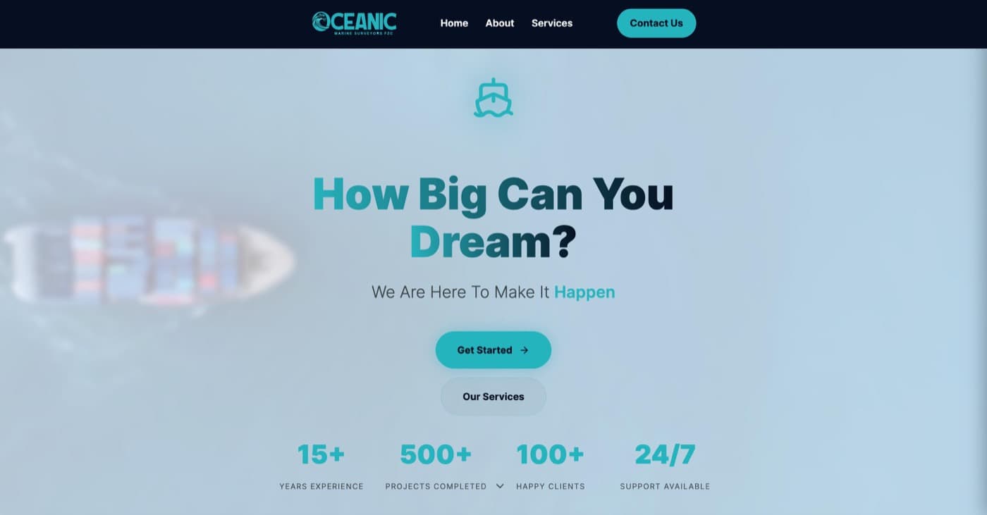 Oceanic Marine Surveyors, built by Gitxol, live in production